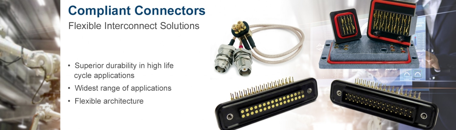 Click to learn more about Compliant connectors